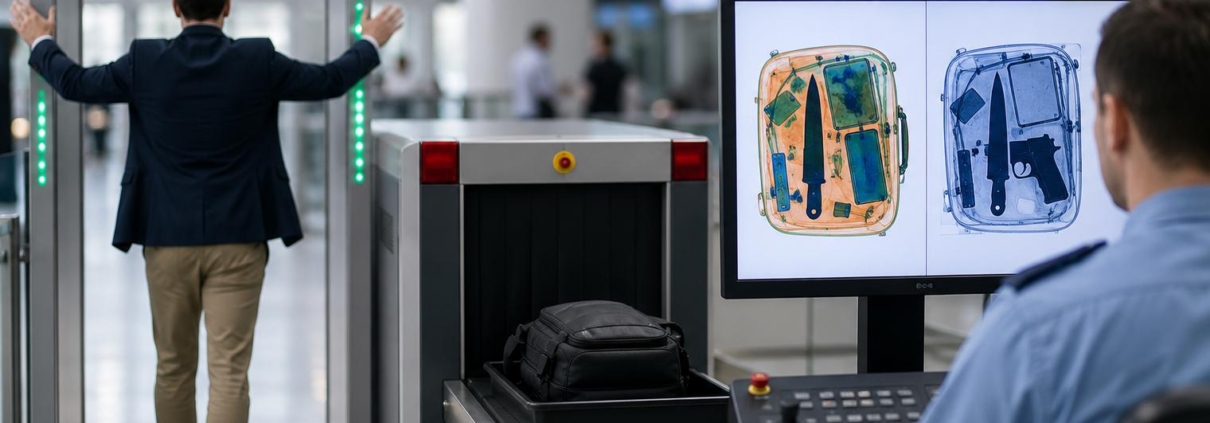 security checkpoint in action
